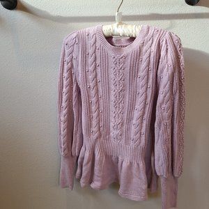 Rachel Parcell cable knit sweater (NWT)